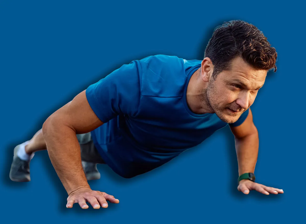 Als je na je 55e zoveel push-ups kunt doen, is je armkracht elite